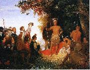 The Coronation of Powhatan John Gadsby Chapman